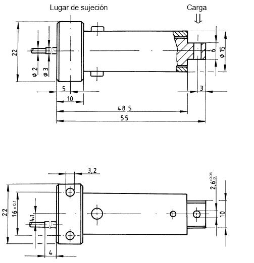 dimensiones célula de carga 8510